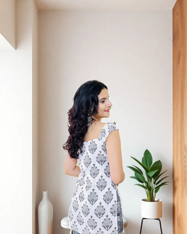 Floral Block Print